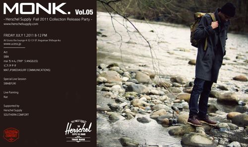 Herschel Supply fall11 リリースパーティー Herschel Supply fall11 リリースパーティー